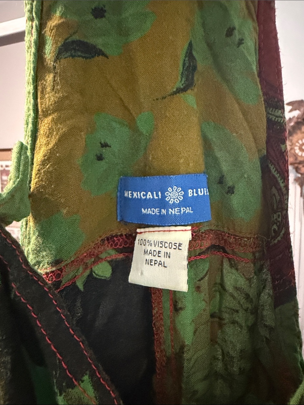 Green Floral Viscose Jumpsuit